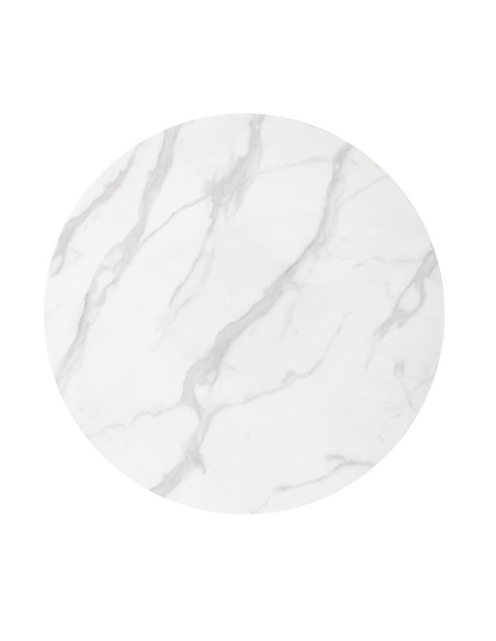 CASEMIRO stół blat - biały marmur, noga - złoty (2p 1szt)