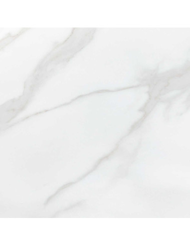 CASEMIRO stół blat - biały marmur, noga - złoty (2p 1szt)