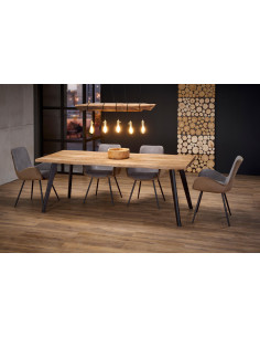 DICKSON Stół Rozkładany 120-180cm Dąb Naturalny - Elegancja i Praktyczność 2