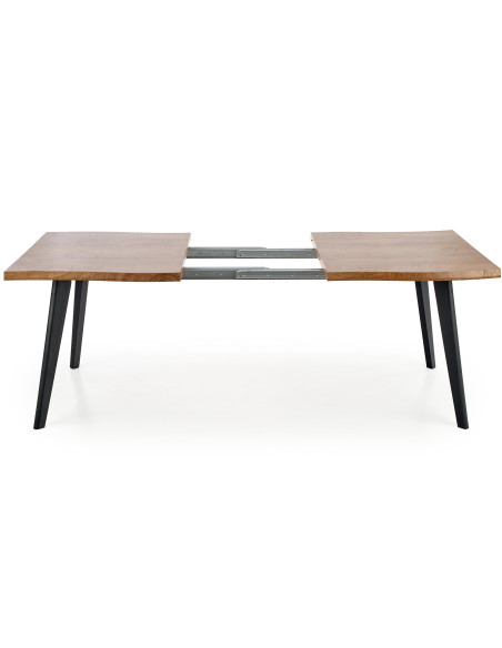 DICKSON Stół Rozkładany 150-210cm Dąb Naturalny/Czarny - Przestrzeń i Styl