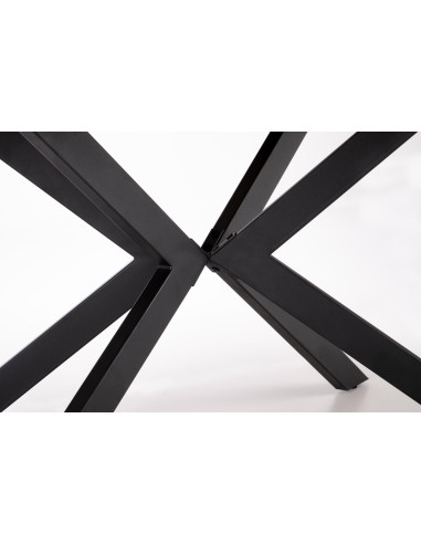 LEGARTO Stół Rozkładany 160-200cm Dąb Naturalny/Czarny - Szeroka Przestrzeń