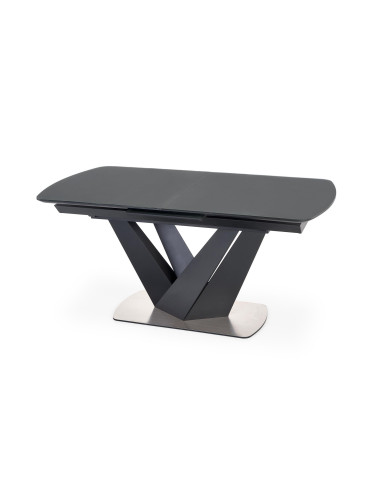 PATRIZIO Stół Rozkładany 160-200cm Ciemny Popiel/Czarny - Elegancja i Styl