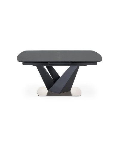 PATRIZIO Stół Rozkładany 160-200cm Ciemny Popiel/Czarny - Elegancja i Styl