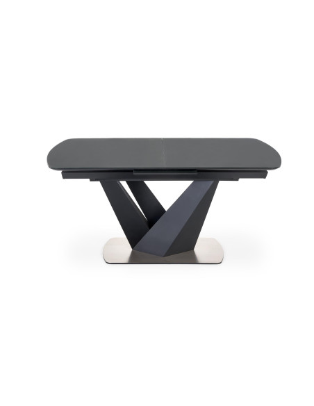 PATRIZIO Stół Rozkładany 160-200cm Ciemny Popiel/Czarny - Elegancja i Styl