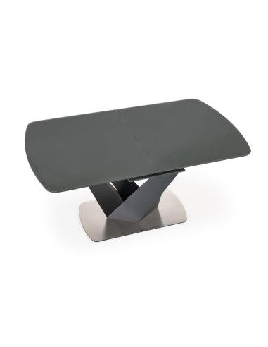 PATRIZIO Stół Rozkładany 160-200cm Ciemny Popiel/Czarny - Elegancja i Styl