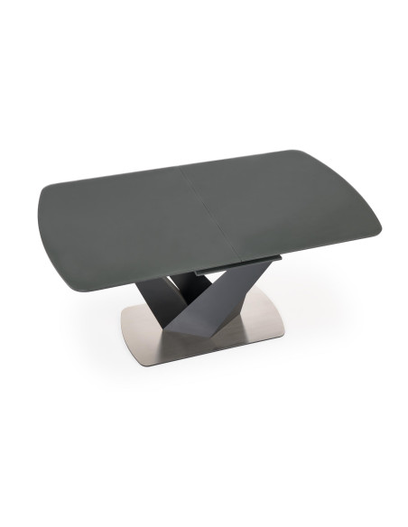 PATRIZIO Stół Rozkładany 160-200cm Ciemny Popiel/Czarny - Elegancja i Styl