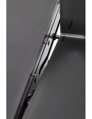 SILVESTRO Stół Rozkładany 180-220cm Ciemny Popiel/Czarny - Szyk i Funkcjonalność