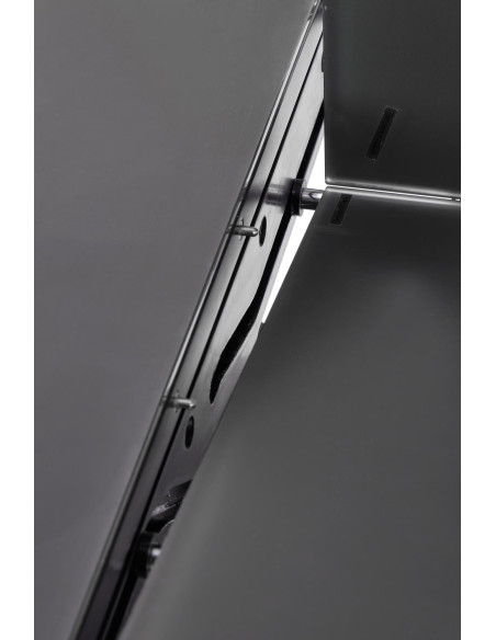 SILVESTRO Stół Rozkładany 180-220cm Ciemny Popiel/Czarny - Szyk i Funkcjonalność