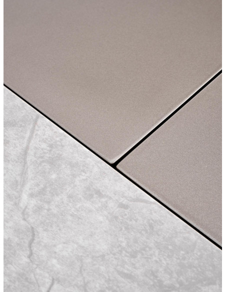 VALENTINO Stół Rozkładany 160-220cm Popielaty Marmur - Luksus i Funkcjonalność