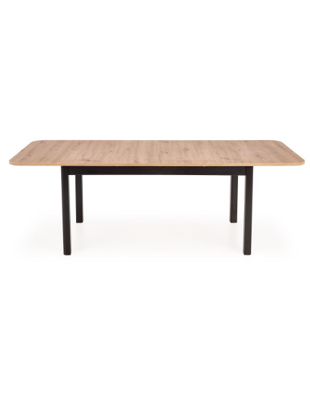 FLORIAN Stół Rozkładany 160-240cm Dąb Artisan/Czarny - Styl i Przestrzeń