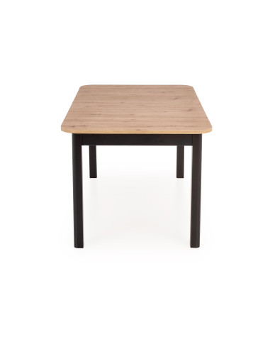 FLORIAN Stół Rozkładany 160-240cm Dąb Artisan/Czarny - Styl i Przestrzeń