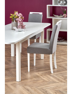 FLORIAN Stół Rozkładany 160-228cm Biały/Biały - Minimalistyczna Elegancja 2