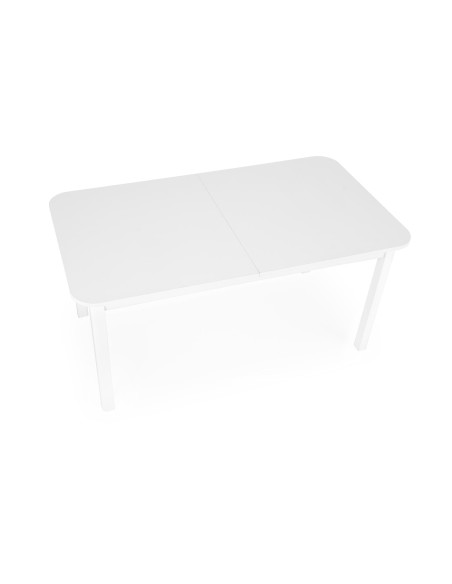 FLORIAN Stół Rozkładany 160-228cm Biały/Biały - Minimalistyczna Elegancja