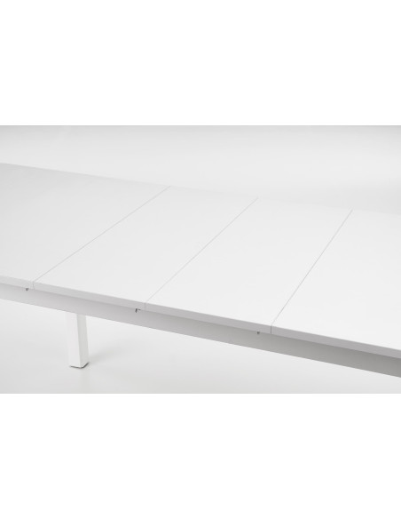 FLORIAN Stół Rozkładany 160-228cm Biały/Biały - Minimalistyczna Elegancja