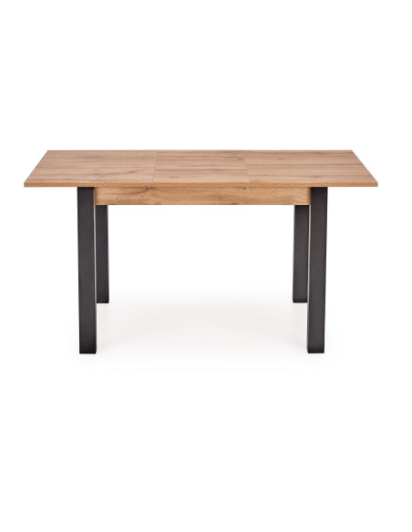 GINO Stół Rozkładany 100-135cm Dąb Wotan/Czarny - Kontrast i Styl