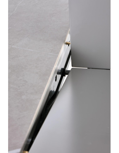 CASTANO Stół Rozkładany 120-160cm Popielaty Marmur - Luksus i Funkcjonalność