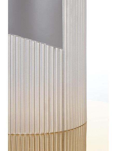 CASTANO Stół Rozkładany 120-160cm Popielaty Marmur - Luksus i Funkcjonalność