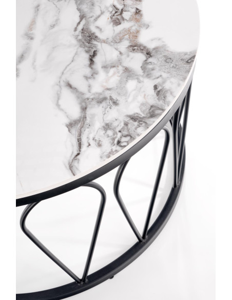 FORMOSA Zestaw 2 Ław Fi60/Fi80 Biały Marmur - Elegancja i Praktyczność