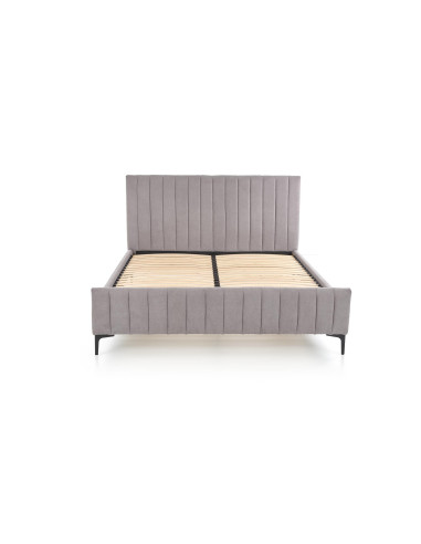 FRANCESCA Łóżko 160x200 cm Jasny Popiel - Wygodny Zdrowy Sen