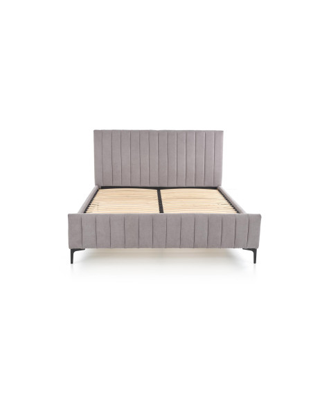 FRANCESCA Łóżko 160x200 cm Jasny Popiel - Wygodny Zdrowy Sen