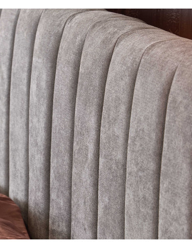 FRANCESCA Łóżko 160x200 cm Jasny Popiel - Wygodny Zdrowy Sen