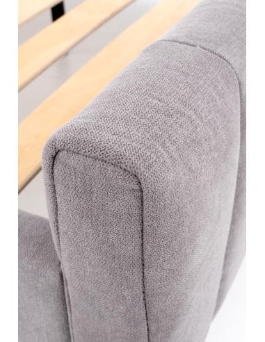 FRANCESCA Łóżko 160x200 cm Jasny Popiel - Wygodny Zdrowy Sen