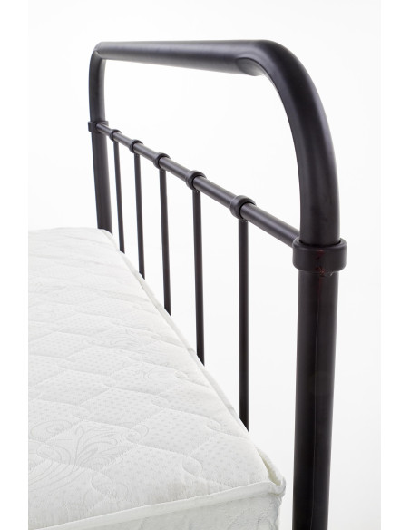 LINDA 120x200 cm Eleganckie Łóżko w Kolorze Czarnym - Styl i Komfort