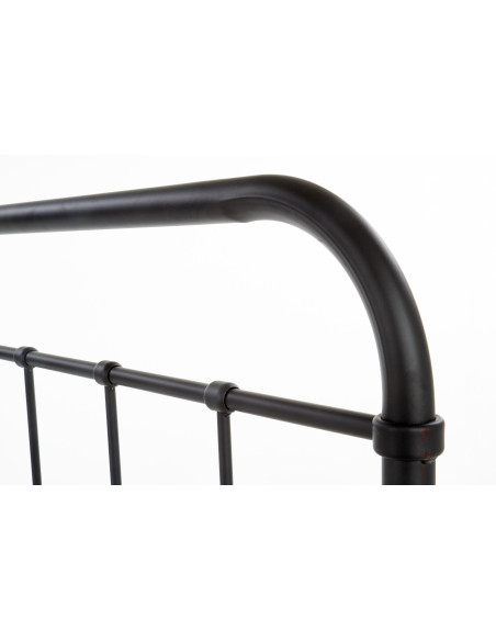 LINDA 120x200 cm Eleganckie Łóżko w Kolorze Czarnym - Styl i Komfort