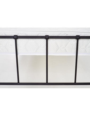 LINDA 120x200 cm Eleganckie Łóżko w Kolorze Czarnym - Styl i Komfort