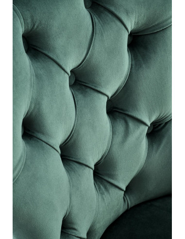 MIYA Krzesło Pikowane Velvet Ciemny Zielony - Głęboki Kolor i Wygoda