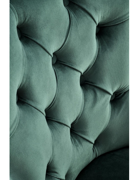 MIYA Krzesło Pikowane Velvet Ciemny Zielony - Głęboki Kolor i Wygoda