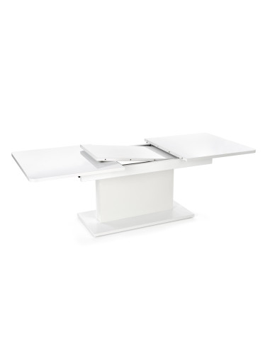 RASPUTIN Ławostół Rozkładany Biały Mat 126-167cm - Przemiana z Ławy w Stół