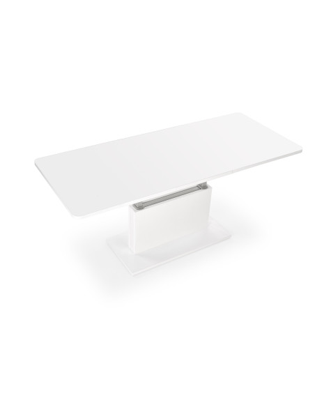 RASPUTIN Ławostół Rozkładany Biały Mat 126-167cm - Przemiana z Ławy w Stół