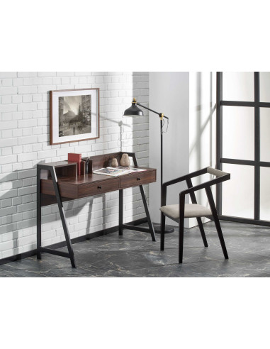 AZUL Krzesło Drewniane Czarne Tkanina Velvet Popiel - Designerski Styl