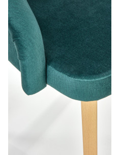 TOLEDO Krzesło Dąb Miodowy/Ciemny Zielony - Stylowa Wygoda na Co Dzień 2