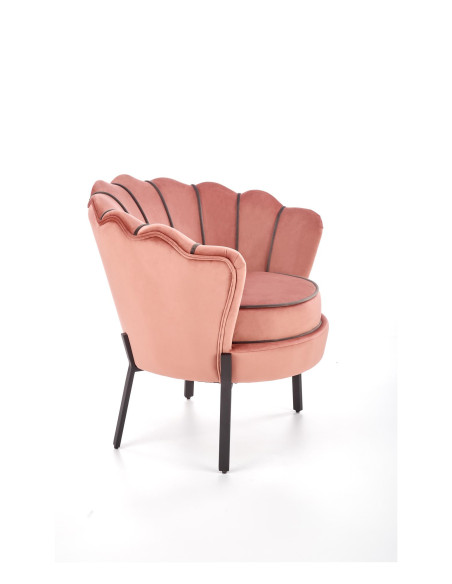 ANGELO Fotel Velvet Różowy BLUVEL 52 - Słodki Akcent w Wnętrzu