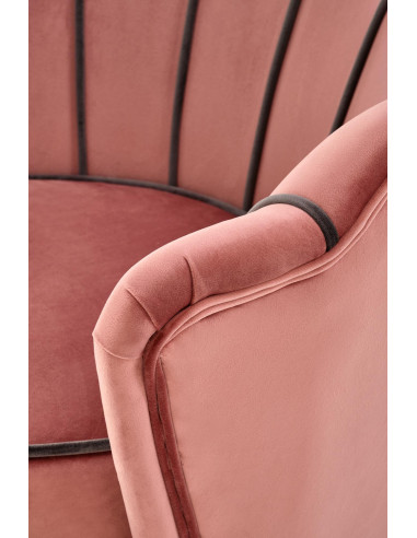ANGELO Fotel Velvet Różowy BLUVEL 52 - Słodki Akcent w Wnętrzu
