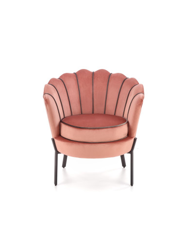 ANGELO Fotel Velvet Różowy BLUVEL 52 - Słodki Akcent w Wnętrzu