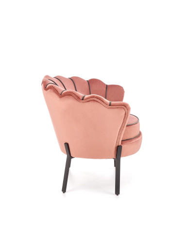 ANGELO Fotel Velvet Różowy BLUVEL 52 - Słodki Akcent w Wnętrzu
