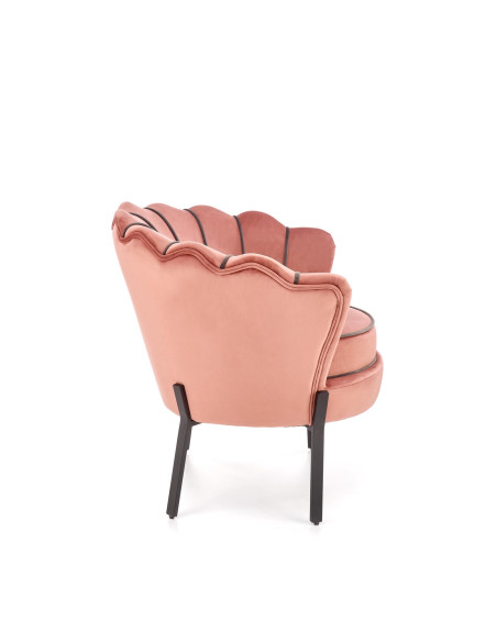 ANGELO Fotel Velvet Różowy BLUVEL 52 - Słodki Akcent w Wnętrzu
