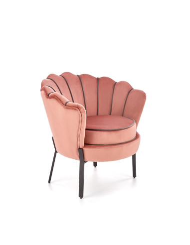 ANGELO Fotel Velvet Różowy BLUVEL 52 - Słodki Akcent w Wnętrzu