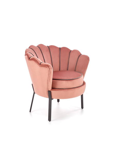 ANGELO Fotel Velvet Różowy BLUVEL 52 - Słodki Akcent w Wnętrzu