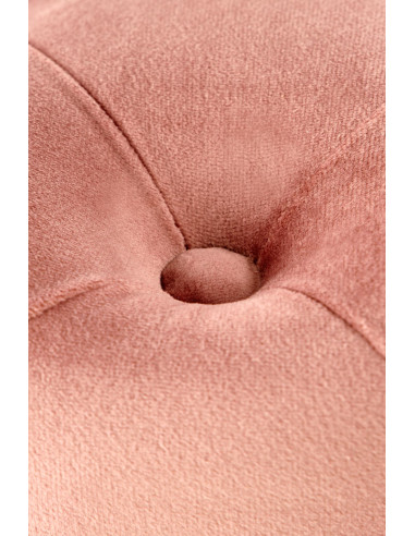 ATHENA Ławka Pikowana / Różowy Velvet - Luksusowa ze Złotymi Nogami