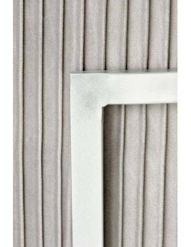 CRICKET Pufa Velvet Jasny Popiel fi40cm z Pojemnikiem - Subtelny Wygląd