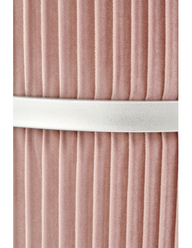 CRICKET Pufa Velvet Jasny Róż fi40cm z Pojemnikiem - Słodki Akcent Wnętrza