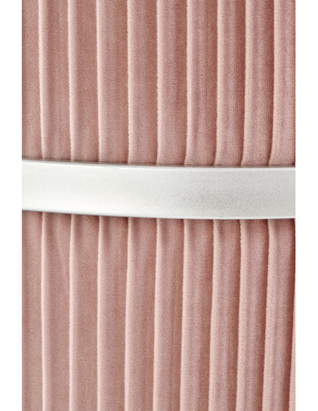 CRICKET Pufa Velvet Jasny Róż fi40cm z Pojemnikiem - Słodki Akcent Wnętrza