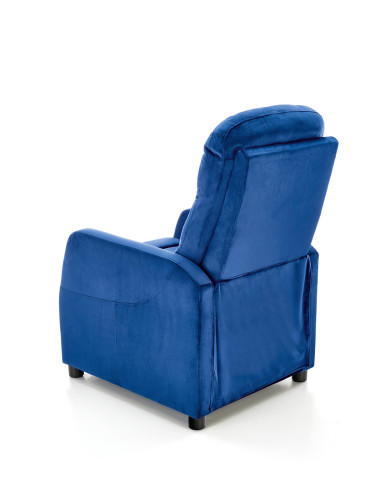 FELIPE_2 Fotel Rozkładany Velvet Granatowy BLUVEL 86 - Głębia Koloru
