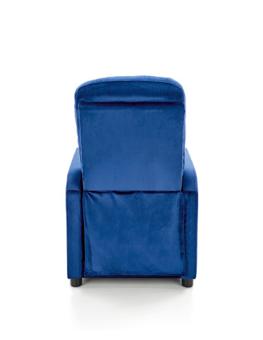 FELIPE_2 Fotel Rozkładany Velvet Granatowy BLUVEL 86 - Głębia Koloru