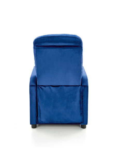 FELIPE_2 Fotel Rozkładany Velvet Granatowy BLUVEL 86 - Głębia Koloru