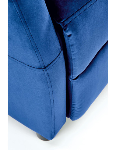 FELIPE_2 Fotel Rozkładany Velvet Granatowy BLUVEL 86 - Głębia Koloru